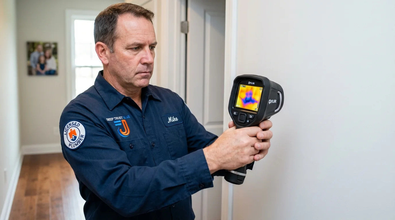 Thermal imaging leak detection by Johns Plumbing LLC in Fruitland Park